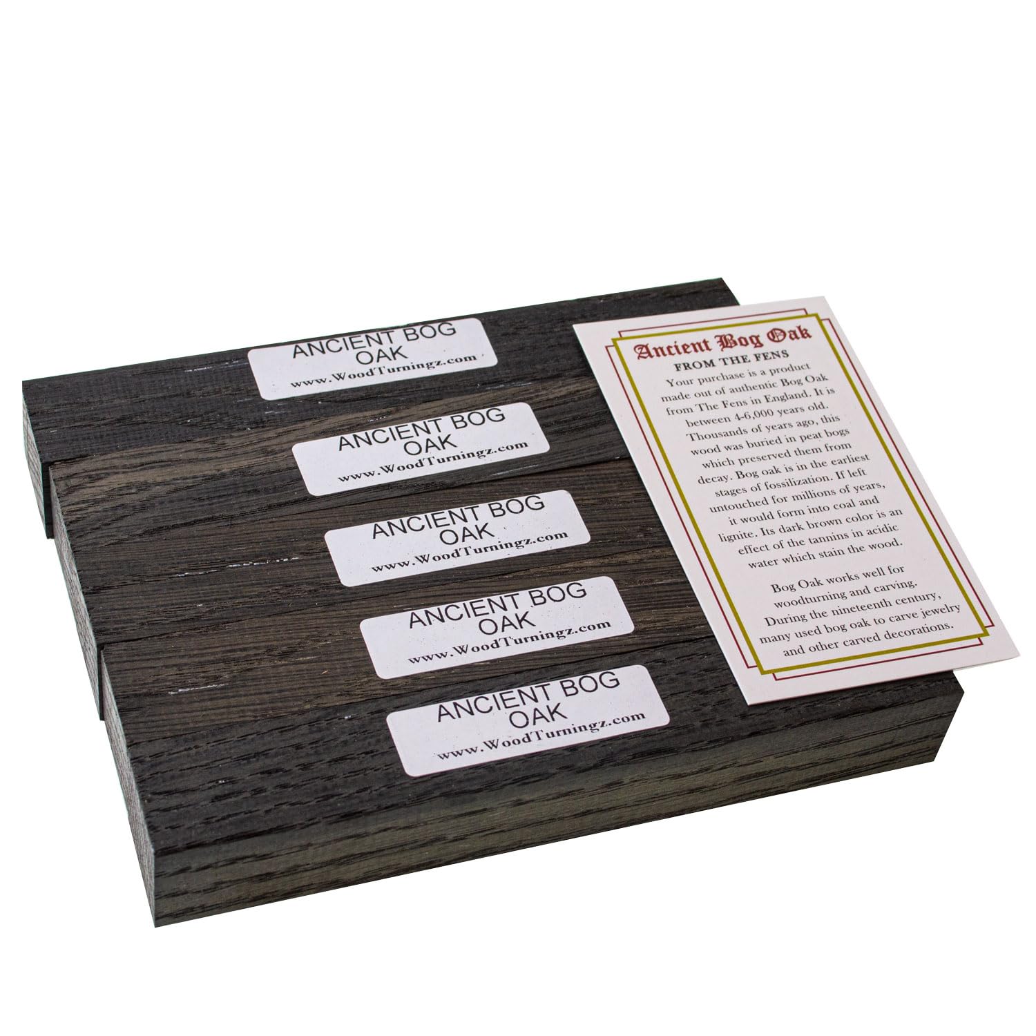 Amazon.com: WOODTURNINGZ Ancient Bog Oak Wood Pen Blanks (5-Pack)